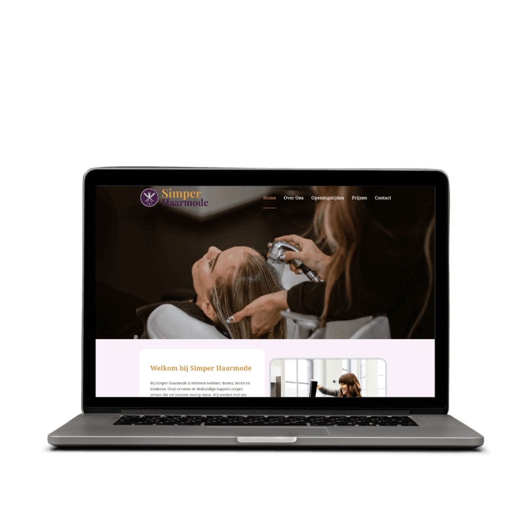Website laten maken voor een kapster
